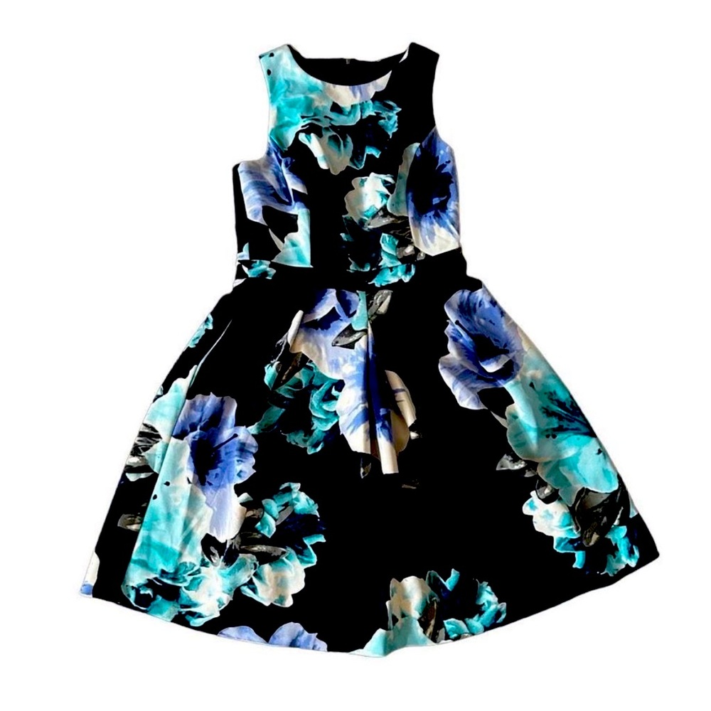 EUC Vince Camuto fit and flare dress. Size 6. Pockets!